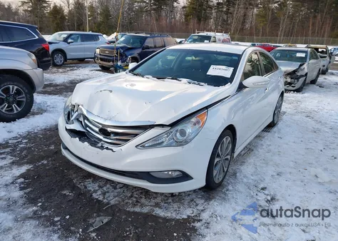 2014 Hyundai Sonata Se z USA, uszkodzony, nr VIN 5NPEC4ACXEH841489